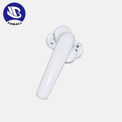 China Easy to install.Good looking Multi-Points Aluminum Alloy White Window Lock Door Handle Accessories Pvc Window Handle With Key for sale