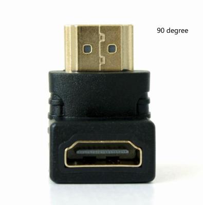 China COMPUTER HDMI Right Angle 90 Degree Connectors Adapters for sale