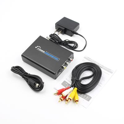 China DVD Player HDMI to AV Video Converter S-Video CVBS and HDMI to 3RCA PAL/NTSC Switch Adapter for TV PC Newest for sale