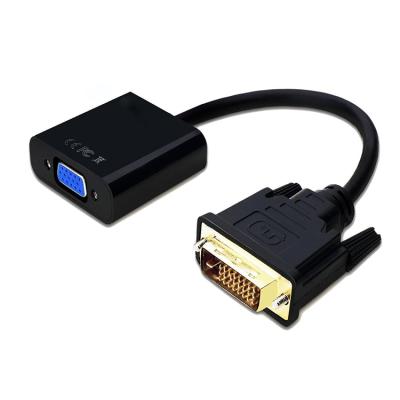 China COMPUTER Active DVI to VGA Adapter DVI 24+1 Male to Female VGA M/F Video Cable Adapter Converter for sale