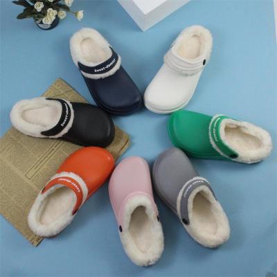 China Cushioning Winter Cotton Slippers Hot Sale Bottom Soft Non-slip Indoor Winter Cushioning Slippers for sale