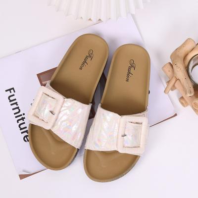 China Deodorization fashion trend wholesale home cheap slippers flat close up unique slippers women slippers sandals for sale