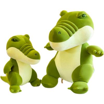 China Amazon eco-friendly hoting New Cartoon Crocodile Cartoon Crocodile Plush Toys Green Stuffed Stuffed Crocodile Drawing 30CM for sale