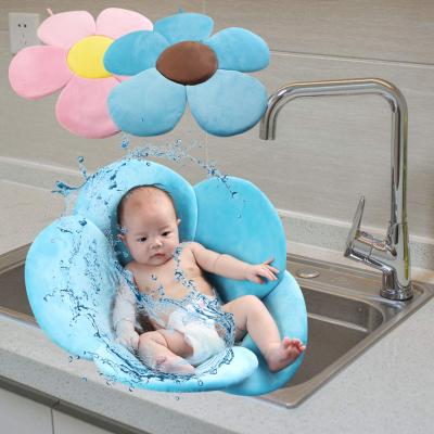 China 2021 hoting high quality PORTABLE Baby Sunflower Petals Bath Mat Baby Bath Mats Hoting Non-slip Products for sale