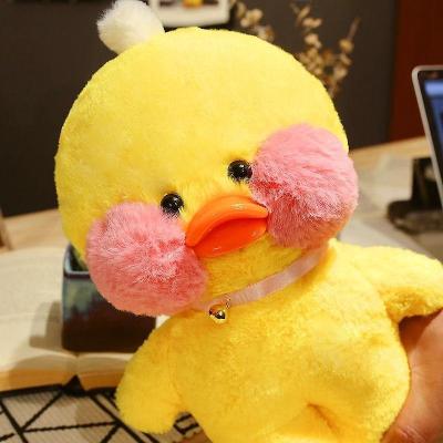 China 2022 New Year Kids Toys CAFE-MIMI Duck Plush Toy Christmas Duck lalafanfan plush toy with hat for valentines gift for sale