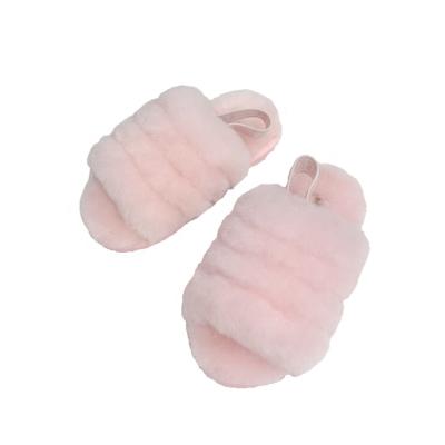 China New Design Recyclable Warm Wholesale Soft Indoor Outdoor Sandals Fur Slippers Plush Slippers Slides For Women Sandals for sale