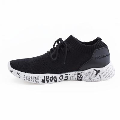 China OEM 2021 Latest Brand High Quality Custom Stylish Soft Sole Knitter Mens Gym Sports Upper Sports Shoes Trainers Sneakers for sale