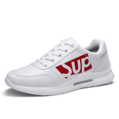 China Non-slippery Top EVA Men's PU Tennis Sports Shoes Casual Running Sneakers for sale