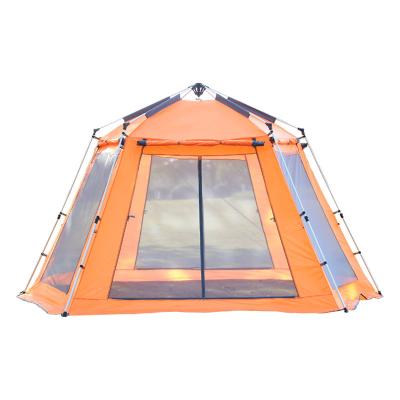 China Waterpoof APZ010 in the soon to delivery 8-10 person heavy duty high wind family running luxury 4 person camping tent season for sale