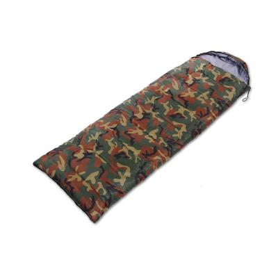 China APD001 Camping Travel Emergency Envelope Envelope Type Outdoor Cotton Keep Warm Adult Hooded Sleeping Bag for sale