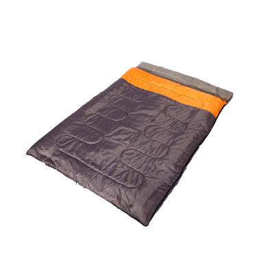 China APD009 Season 2 Envelope Type 4 In 1 Double Sleeping Bags With 2 Pillows Waterproof Camping Backpacking Hiking 2 Person Adult Sleeping Bag for sale