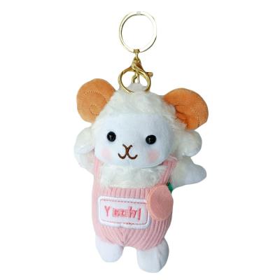 China Key Chain Cute Plush Toy Lamb Mini Stuffed Animals Plush Toy Sheep Key Chain Plush Toy Sheep Gift for sale