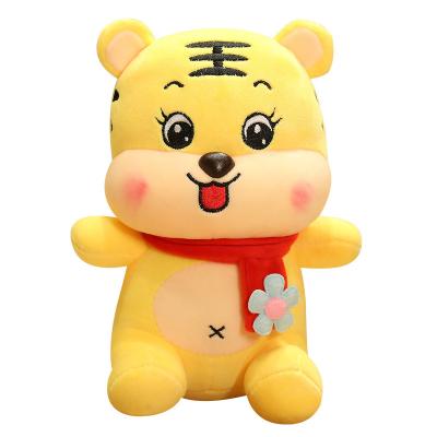 China New Design Cartoon Tiger Plush Toys Little Tiger Plush Dolls Valentines Gift Wholesale for sale