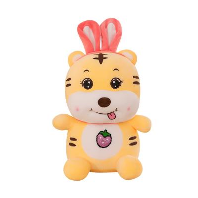 China Wholesale Soft Plush Toy Sitting Style Tiger Children's Toy Tiger Girls Pillow Factory Plush Toy Gift for sale