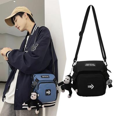 China New Polyester Fashion High Quality Waterproof Sling Shoulder Strap Unisex Casual Cross Small - Body Messenger Bag Men for sale