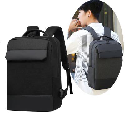 China With USB Factory Large Capacity Business School Travel Laptop Slim Waterproof Backpack With USB Port for sale