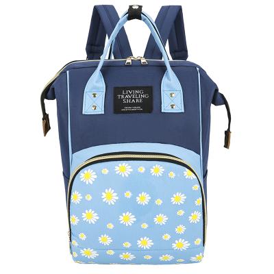 China 2021 Multicolor Custom Outdoor Traveling Maternity Backpack New Arrival Bag Mom Diaper Bag Water Resistant for sale