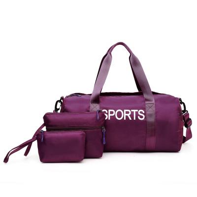 China Newly Fashion Large Outdoor Travel Weekend Gym Women Girls Hand Wrap Cross - Waterproof Body Luggage Storage Bag Sets Duffel Sport for sale