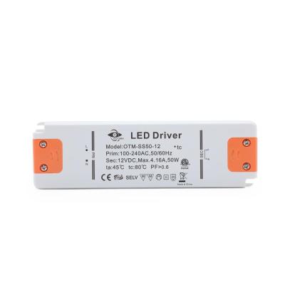 China LED Lighting Driver High Quality Slim LED Driver Constant Voltage 12V 24V AC to DC 50W 30w Power Supply for sale