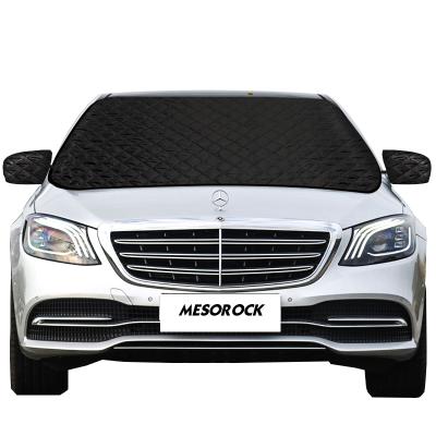 China Quilted and Padded Winter Car Windshield Car Windshield Anti Frost Polyester Snow Protection Cover for sale