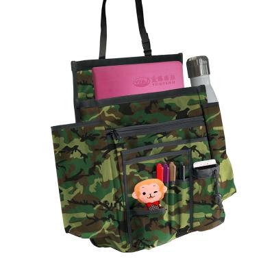 China Camouflage Waterproof Multifunctional Car Seat Bag Organizer with Shoulder Strap for Car Carrying for sale