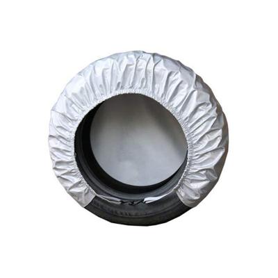 China Sun Rain Snow Protector Tire Cover Waterproof Four Layers Water Resistant Set Of 4 For RV Wheel Cover for sale