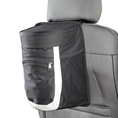 China Luxury Car Trash Can With Removable Lining Automatic Garbage Bag Storage Bag In Car for sale