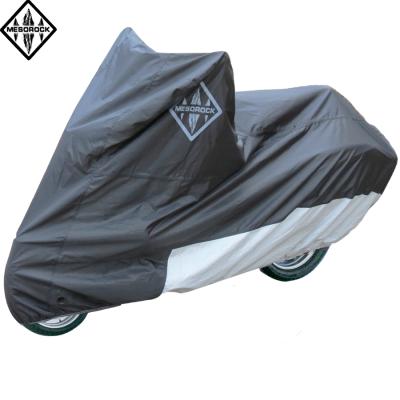 China Waterproof all season waterproof and keyhole design motorcycle cover fits up to 108