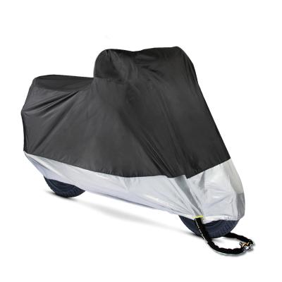 China Warterproof 210D Oxford Cloth Water Resistant Heavy Duty Motorcycle Cover With Anti-theft System for sale