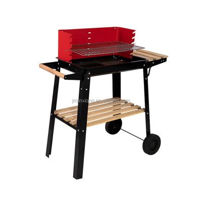 China Easily Assembled Charcoal Grill With Offset Smoker Heavy Duty Commercial BBQ Grill for sale