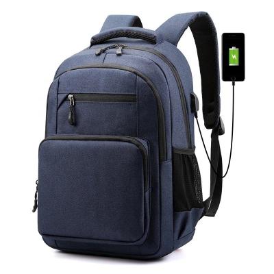 China With USB leisure backpack men's large capacity management computer bag laptop backpack with USB fashion men and women for sale