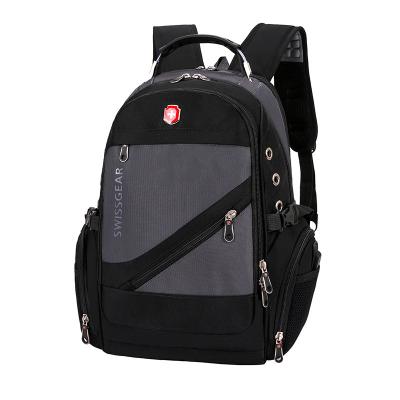 China With Multifunctional Saber Men's Large Capacity Business Backpack USB Outdoor Waterproof Rucksack Include Rain Cover for sale