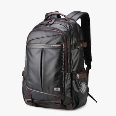 China With USB Business Leisure Travel Bag Large Capacity Backpack Vintage Computer Waterproof Backpack Retro For Men for sale