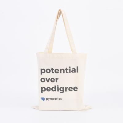 China Handled Canvas Bag Gift Bag Advertising Printed Shopping Bag LOGO for sale