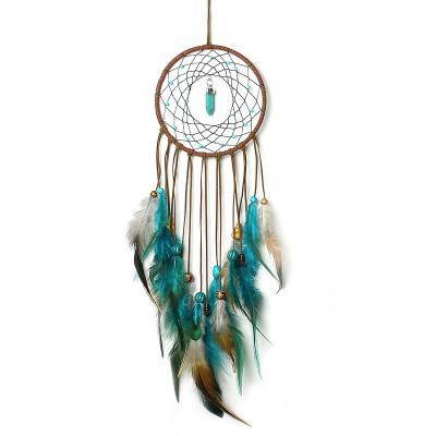 China Wholesale Bohemian Opens Ornaments Boho Hanging Dream Catcher Feather Dreamcatcher for sale