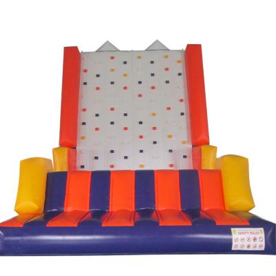 China 7-16Years High Quality Outdoor Playground Equipment Inflatable Climbing Wall For Amusement Park for sale