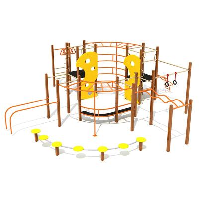 China Fitness Funny Indoor Training Equipment Indoor Playground Fun Children Playground Rope Course For Sale for sale