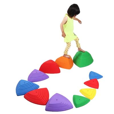 China Funny Toy Children Educational Game Set Balance Training Toy Across The River Stone Game for sale