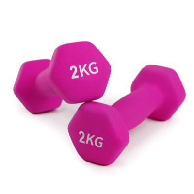 China Universal Cross Fitness Weighs Dumbbell Gym Core Equipment Rubber Coated Hex Dumbbell for sale