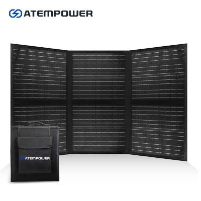 China Free Shipping USA ATEM MPPT POWER 120W 18V Battery Charger Mono Lightweight Camping Portable Foldable Solar Panel Cover for sale