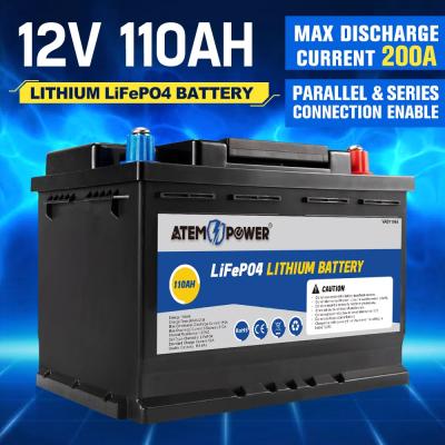 China Machine- 2021 Hot Sale Lithium Iron Phosphate Deep Cycle 32700 LiFePO4 Battery 12v 110Ah Lithium Ion Battery for sale