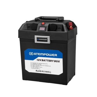 China Machine- 24V portable 12V battery box for most Deep-cycle batteries for sale