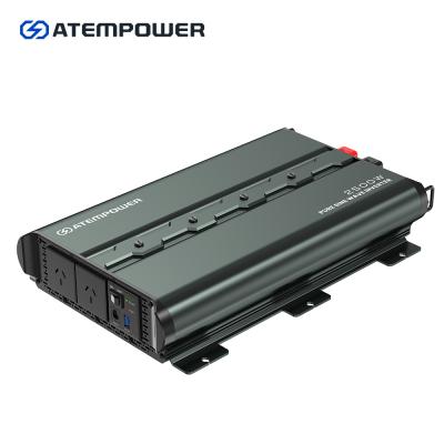 China ATEMPOWER Pure Sine Wave Power Inverter 2500W Inverter 446*274*82mm for sale