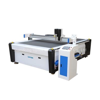 China Soft Materials Cutting Uptek Digital Knife Cutting Machine For EVA PE Foam Sponge for sale