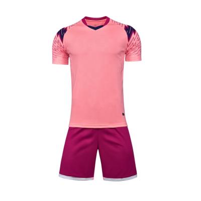 China Shirts & Main 2022 Latest Style Sport Football Training Suits Pink High Quality Jerseys Football for sale