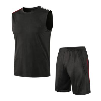 China Shirts & Adult Training Tops Sportswear Large Size Football Black Vest Large for sale