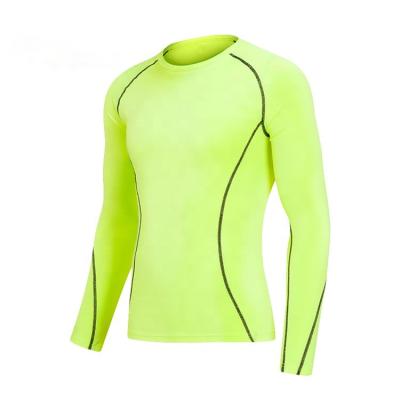 China High Quality 100% Free Sample Polyester Bulk Price Breathable Running Shirt Men's Gym Shirts Quick Dry for sale