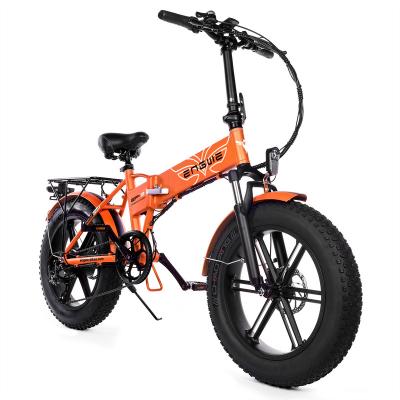 China Best factory price aluminum alloy 750W steel integrated wheel motor 20 inch snow bike for sale