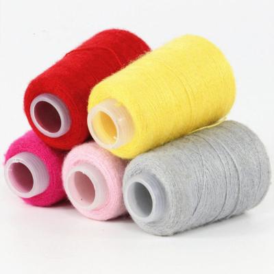 China Core spun yarn cashmere mate, mink mate hand knitted wool mate increase elasticity and hardness for sale