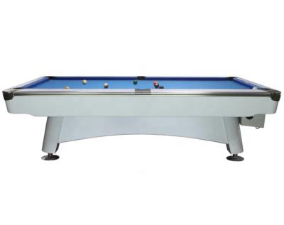 China 9ft Ball Drop or Return Factory Price Slate Billiard Table White Snooker Billiard Table for sale